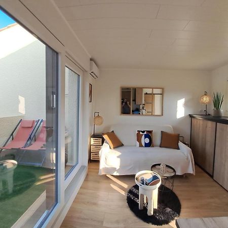 Studio Climatise Cosy Avec Grande Piscine Chauffee Agde Buitenkant foto