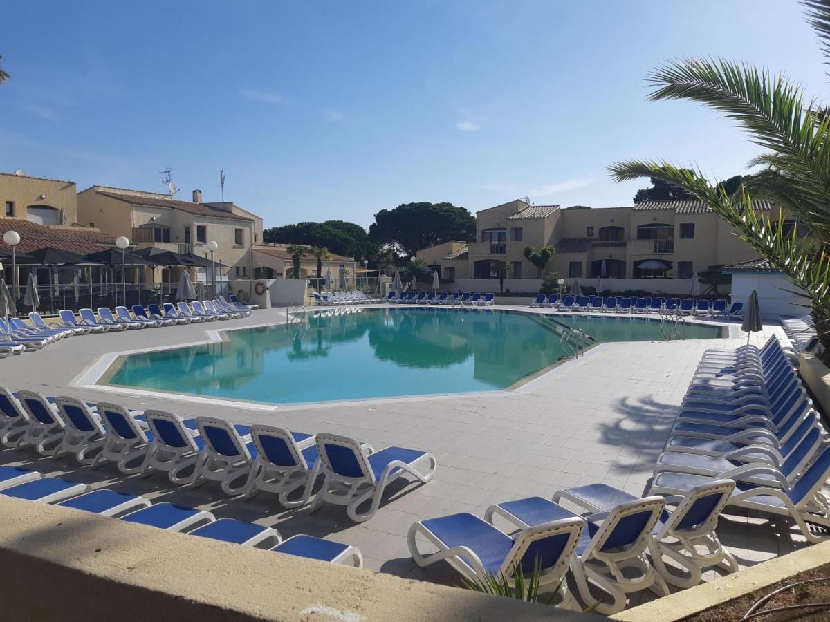 Studio Climatise Cosy Avec Grande Piscine Chauffee Agde Buitenkant foto