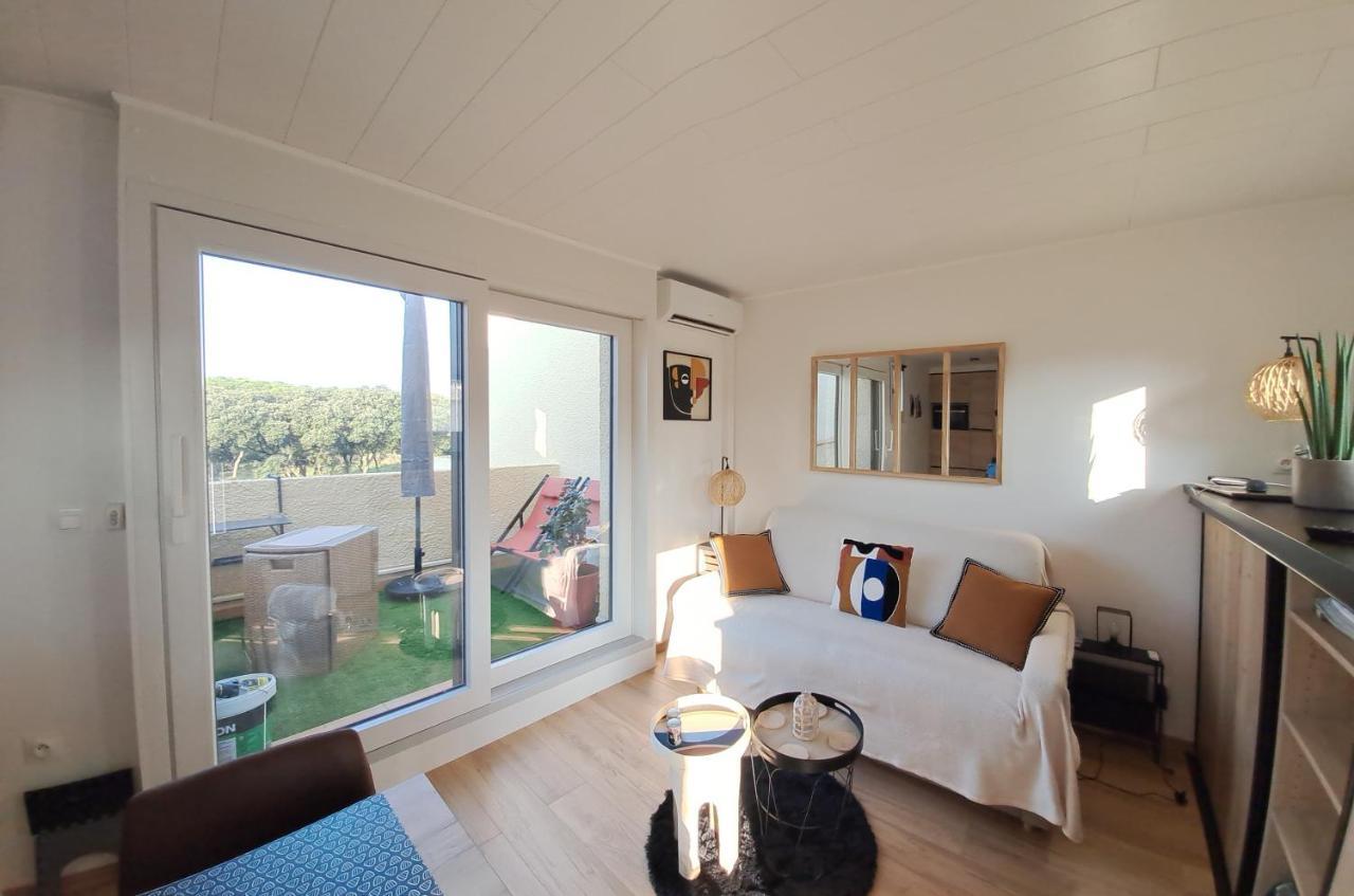 Studio Climatise Cosy Avec Grande Piscine Chauffee Agde Buitenkant foto